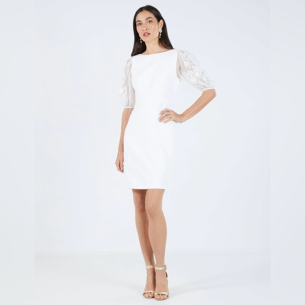 NWT BCBGMaxazria Puff Sleeve Dress